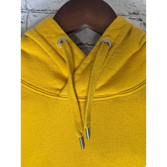 American Eagle Outfitters Mens Yellow Graphic Hoodie Sweatshirt Medium M - Picture 4 of 7